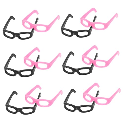 OFFIGAM 20 Stück Puppenhausbrille Mini Brillenrequisiten Für Puppe Winzige Gläser Puppe Verkleiden Sich Brillen Puppe Verkleiden Zubehör Puppenbrillen Brillen Zum Anziehen Der Puppe Abs von OFFIGAM
