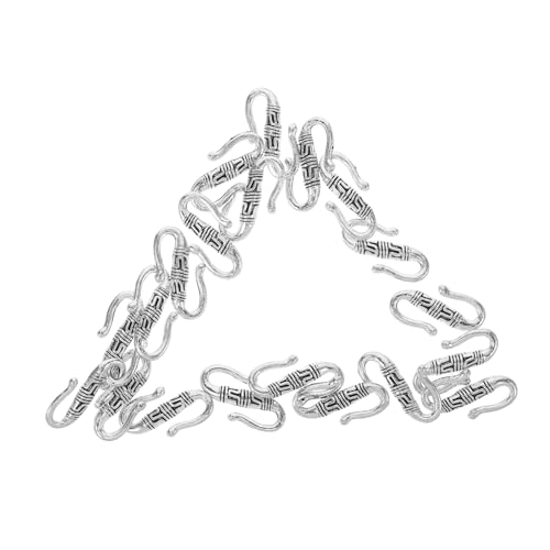 OFFIGAM 20 Stück Retro S Haken Verschlüsse Legierung für Schmuck DIY Armband Halskette Zubehör für Schmuckgestaltung von OFFIGAM