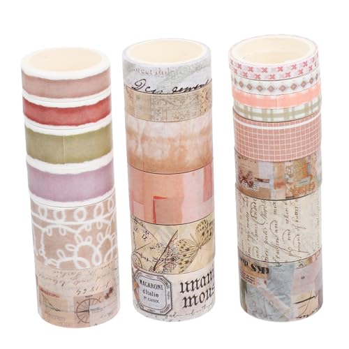 OFFIGAM 20 Stück Retro Taschenband Journal Verzierungsaufkleber Klebriges Vintage Klebeband Buntes Scrapbooking Aufkleber Süße Aufkleber Ästhetische Notizbuch Aufkleber Scrapbook OFFIGAM 20 Stück Retro Taschenband Journal Verzierungsaufkleber Klebriges Vintage Klebeband Buntes Scrapbooking Aufkleber Süße Aufkleber Ästhetische Notizbuch Aufkleber Scrapbook von OFFIGAM