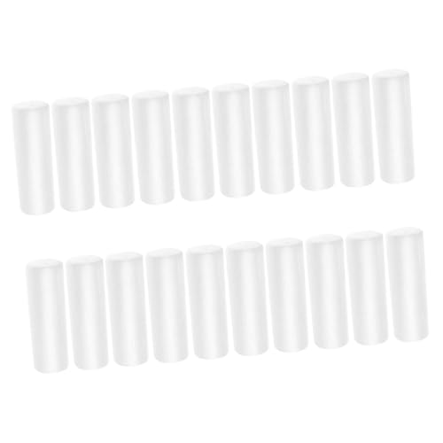 OFFIGAM 20 Stück Schaumstoffzylinder-bastelbedarf: Weiße Polystyrolschaumstäbe Für Diy-projekte – Mehrzweck-zylinder-polystyrolmodelle, 12,5 Cm X 3,5 Cm von OFFIGAM