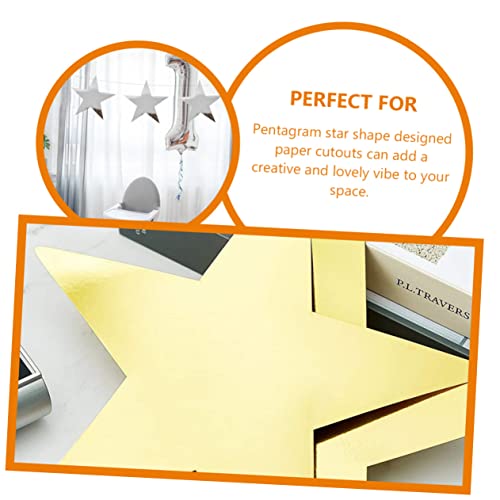 OFFIGAM 20 Stück Teiliges Papier Stern Beidseitig Handgeschnitten Gold und Silber Filigrane Wand Ausschnitte für Diy Scrapbook Grußkarten Klassenzimmer und Partydekoration OFFIGAM 20 Stück Teiliges Papier Stern Beidseitig Handgeschnitten Gold und Silber Filigrane Wand Ausschnitte für Diy Scrapbook Grußkarten Klassenzimmer und Partydekoration von OFFIGAM