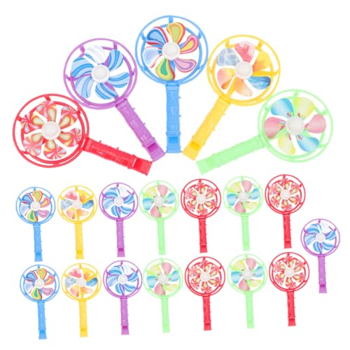 OFFIGAM 20 Stück Windmühlenspielzeug Cartoon-pfeife Windmühlenpfeife Partygeschenk Spielzeugpfeife Aus Kunststoff Partypfeife Partykrachmacher Geburtstagslärmmacher Plastik Zufällige Farbe von OFFIGAM