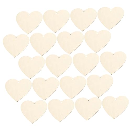 OFFIGAM 200 Stück Holzherzen Unvollendete Holzscheiben Herzform DIY Bastelbedarf Dekoration für Hochzeit und Valentinstag mit Juteschnur OFFIGAM 200 Stück Holzherzen Unvollendete Holzscheiben Herzform DIY Bastelbedarf Dekoration für Hochzeit und Valentinstag mit Juteschnur von OFFIGAM