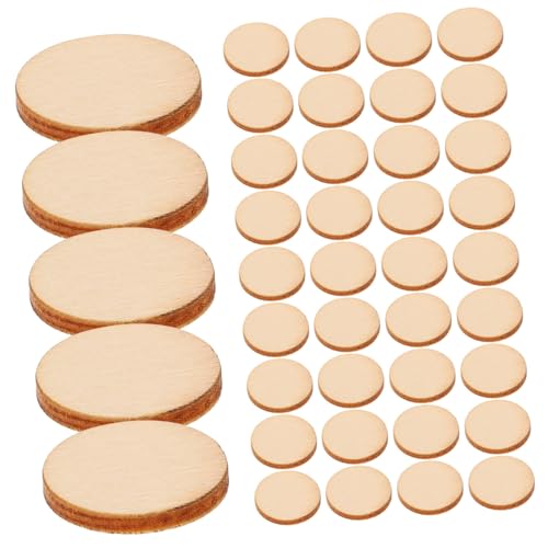 OFFIGAM 200 Stück Unbehandelte Runde Holzscheiben DIY Bastelholz Blanko Holzstücke für Kunstprojekte für Dekorationen und Kreative Arbeiten OFFIGAM 200 Stück Unbehandelte Runde Holzscheiben DIY Bastelholz Blanko Holzstücke für Kunstprojekte für Dekorationen und Kreative Arbeiten von OFFIGAM