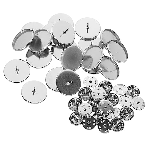 OFFIGAM 20Sätze Teiliges Broschen Basen für DIY Anstecknadeln Praktische Flache Tabletts mit Innendurchmesser Langlebig für Schmuckdesigns OFFIGAM 20Sätze Teiliges Broschen Basen für DIY Anstecknadeln Praktische Flache Tabletts mit Innendurchmesser Langlebig für Schmuckdesigns von OFFIGAM