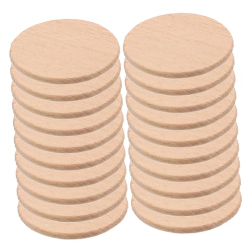 OFFIGAM 20Stücke Runde Holzscheiben Unlackiert Natürliche Holzmünzen für Bastelarbeiten DIY Projekte Malerei Hochzeit und Heimdekoration Präzise Schnitzerei Vielseitig OFFIGAM 20Stücke Runde Holzscheiben Unlackiert Natürliche Holzmünzen für Bastelarbeiten DIY Projekte Malerei Hochzeit und Heimdekoration Präzise Schnitzerei Vielseitig von OFFIGAM