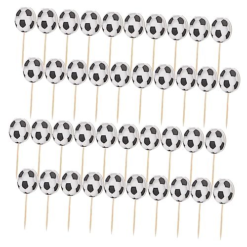 OFFIGAM 24 Stück Fußball Zahnstocher Flagge Kuchen Dessert Topper Themen Pfanne Oh Flamingo Muffin Topper Dekoration Fußball Dessert Picks Happy Mousse Vorspeisen Picks OFFIGAM 24 Stück Fußball Zahnstocher Flagge Kuchen Dessert Topper Themen Pfanne Oh Flamingo Muffin Topper Dekoration Fußball Dessert Picks Happy Mousse Vorspeisen Picks von OFFIGAM