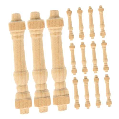 OFFIGAM 24 Stück Geländer Für Puppenhauszubehör Puppenhaus-szenerie-requisiten Kamin Im Puppenhaus Kaminzubehör Für Puppenstuben Mini-handläufe Puppenhaus-treppenspindeln Beige Birke OFFIGAM 24 Stück Geländer Für Puppenhauszubehör Puppenhaus-szenerie-requisiten Kamin Im Puppenhaus Kaminzubehör Für Puppenstuben Mini-handläufe Puppenhaus-treppenspindeln Beige Birke von OFFIGAM
