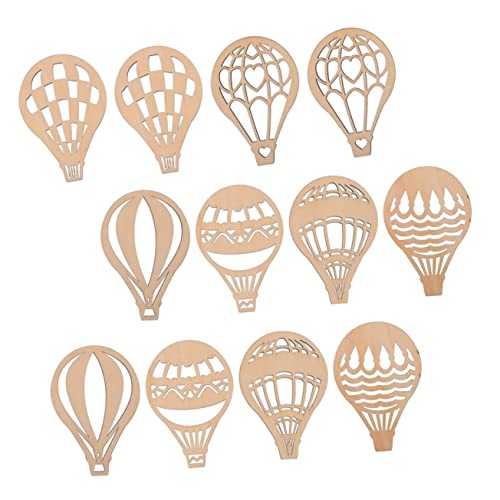 OFFIGAM 24Stücke Heißluftballon Holzscheiben Graffiti DIY Wanddeko Leere Holztags für Handwerksprojekte Abnehmbar und Recycelbar für Zuhause und Bastelideen OFFIGAM 24Stücke Heißluftballon Holzscheiben Graffiti DIY Wanddeko Leere Holztags für Handwerksprojekte Abnehmbar und Recycelbar für Zuhause und Bastelideen von OFFIGAM