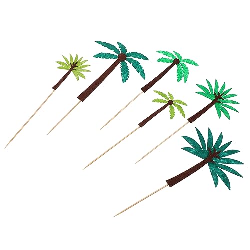 OFFIGAM Party Kuchen Dekorationen 24 Stücke Hawaiian Thema Coconut Palm Kuchen Topper Obst Schmuck Set OFFIGAM Party Kuchen Dekorationen 24 Stücke Hawaiian Thema Coconut Palm Kuchen Topper Obst Schmuck Set von OFFIGAM