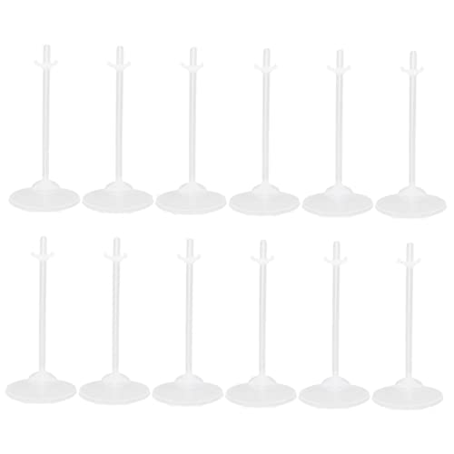 OFFIGAM 24stücke Puppenständer Für Figuren Transparente Stützen Für Kreative Doll Displays Für Kinderzimmer Und Puppenhaus-Dekoration Stabil Und Langlebig von OFFIGAM