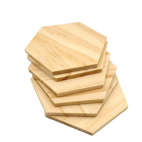 OFFIGAM 25 Stück Hölzerne dekorative Holzscheiben Hochzeit Dekorationen Glücklich sechseckig Produkt Untersetzer leer Name Party Form unvollendetes Sechseck dekorativer Ausschnitt Bambus OFFIGAM 25 Stück Hölzerne dekorative Holzscheiben Hochzeit Dekorationen Glücklich sechseckig Produkt Untersetzer leer Name Party Form unvollendetes Sechseck dekorativer Ausschnitt Bambus von OFFIGAM