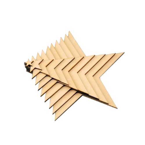 OFFIGAM 25 Stück Holzsterne für DIY Bastelprojekte Unvollendete Holzverzierungen für Scrapbooking Dekoration Beschilderung und Mehr Hochwertigem Holz OFFIGAM 25 Stück Holzsterne für DIY Bastelprojekte Unvollendete Holzverzierungen für Scrapbooking Dekoration Beschilderung und Mehr Hochwertigem Holz von OFFIGAM