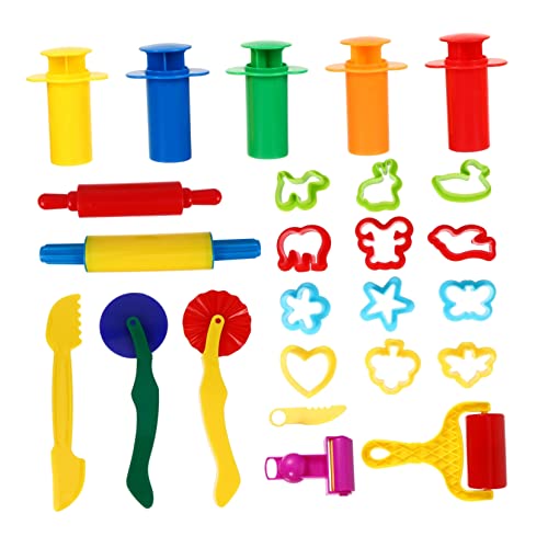 OFFIGAM 25stücke Teiliges Knete-Set Für Junge Mädchen Farbige Modellierwerkzeuge Kreative -spielzeuge Für Vorschule Und Kindergarten Sicher Und Praktisch Fördert Die Motorischen OFFIGAM 25stücke Teiliges Knete-Set Für Junge Mädchen Farbige Modellierwerkzeuge Kreative -spielzeuge Für Vorschule Und Kindergarten Sicher Und Praktisch Fördert Die Motorischen von OFFIGAM