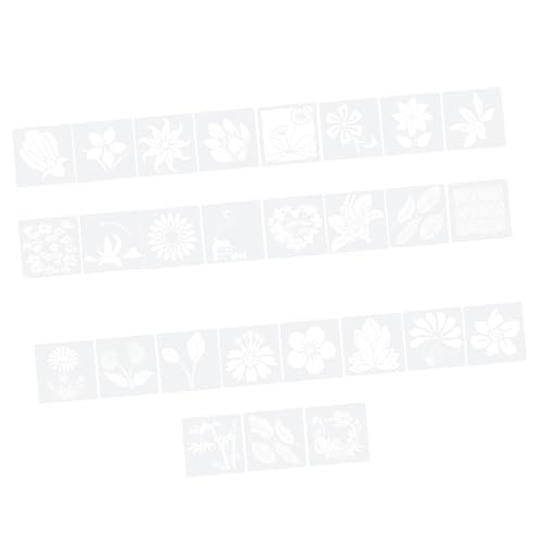 OFFIGAM 27 Blatt Blumen malen Schablonen Handwerk zeichnen Schablonen Blumen- Blumenset für groß Malerei Bastelfarbe Schablone Malschablone malvorlagen OFFIGAM 27 Blatt Blumen malen Schablonen Handwerk zeichnen Schablonen Blumen- Blumenset für groß Malerei Bastelfarbe Schablone Malschablone malvorlagen von OFFIGAM