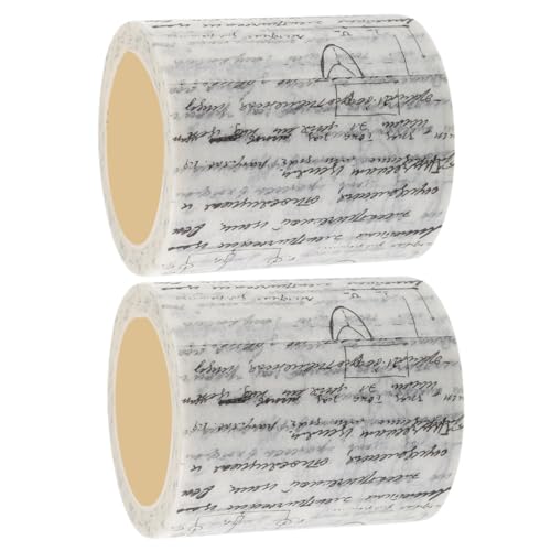 OFFIGAM 2Rollen Washi Tape im Retro Gothic Stil Dekoratives Klebeband für Scrapbooking Tagebuch und DIY Projekte Vielseitig Einsetzbar Selbstklebend ohne Rückstände Breit OFFIGAM 2Rollen Washi Tape im Retro Gothic Stil Dekoratives Klebeband für Scrapbooking Tagebuch und DIY Projekte Vielseitig Einsetzbar Selbstklebend ohne Rückstände Breit von OFFIGAM