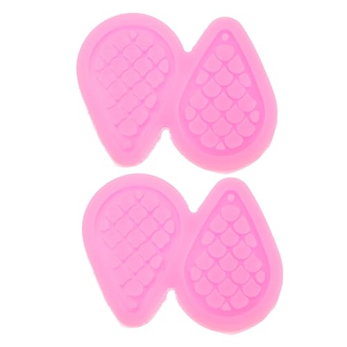 OFFIGAM 2Stücke DIY Silikonform für Ohrringe Teilig Handgefertigte Fischschuppen Design Wiederverwendbar Flexible Gießform für Schmuckherstellung und Dekorationen OFFIGAM 2Stücke DIY Silikonform für Ohrringe Teilig Handgefertigte Fischschuppen Design Wiederverwendbar Flexible Gießform für Schmuckherstellung und Dekorationen von OFFIGAM