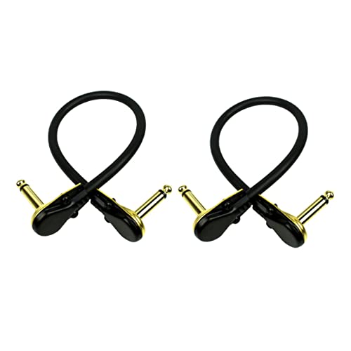 OFFIGAM 2Stücke Gitarren Effektkabel Vergoldete Stecker Rauschunterdrückung für Gitarre und Instrumente Robustes Kupfermaterial Perfekter Klangübertragungs OFFIGAM 2Stücke Gitarren Effektkabel Vergoldete Stecker Rauschunterdrückung für Gitarre und Instrumente Robustes Kupfermaterial Perfekter Klangübertragungs von OFFIGAM