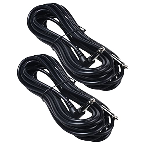 OFFIGAM 2Stücke Gitarrenkabel Audio Verbindungskabel für Gitarre und Keyboard Langlebig für Bühne von OFFIGAM