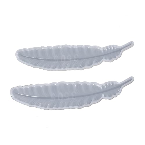 OFFIGAM 2Stücke Lesezeichen Silikonform DIY Feder Gießform für Handarbeiten Silikonform für und Dekoration für Resin und Epoxidharz Projekte OFFIGAM 2Stücke Lesezeichen Silikonform DIY Feder Gießform für Handarbeiten Silikonform für und Dekoration für Resin und Epoxidharz Projekte von OFFIGAM