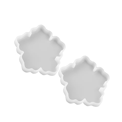 OFFIGAM 2Stücke Silikonform für DIY Blumenanhänger und Untersetzer Epoxidharz Gießform für Zuhause Weiß S Handgemachte und Dekorationen OFFIGAM 2Stücke Silikonform für DIY Blumenanhänger und Untersetzer Epoxidharz Gießform für Zuhause Weiß S Handgemachte und Dekorationen von OFFIGAM