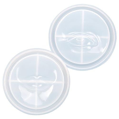 OFFIGAM 2Stücke Silikonform für DIY Weihrauchhalter Flexible Gießform für Kunsthandwerk und Epoxidharz für Projekte und Details für Lippen von OFFIGAM