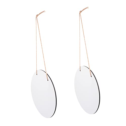 OFFIGAM 2Stücke Sublimation Holz Plaques Leere Hängende Dekoration für DIY Handwerk für Türen und Wände und Vielseitig Zuhause von OFFIGAM