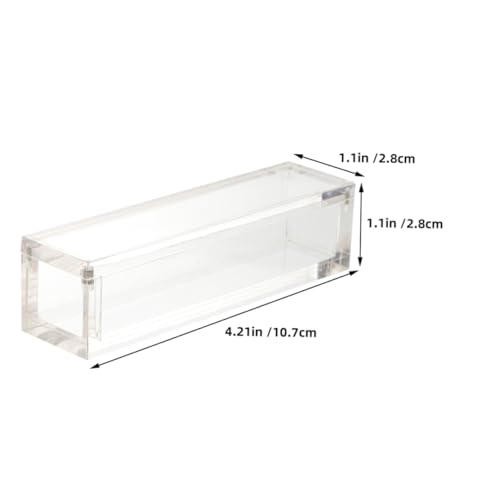 OFFIGAM 2stücke Transparentes Acryl Dice Box Magnetverschluss Für Würfel Für Aufbewahrung Und Display Platzsparend Und Leicht Für Schlafzimmer Küche Oder Badezimmer von OFFIGAM