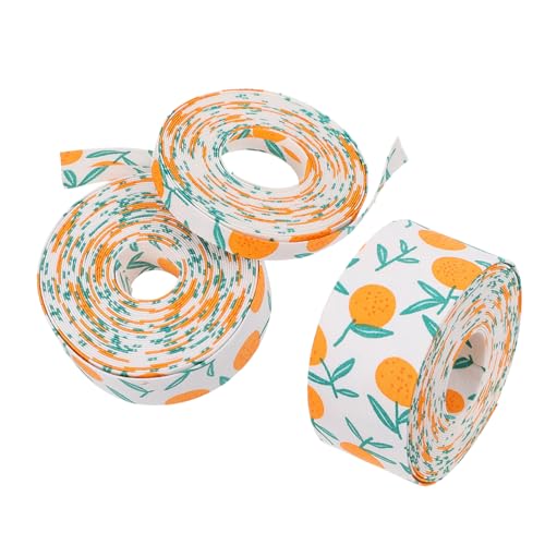 OFFIGAM 3 Rollen DIY Früchte Muster Geschenkband Dekoratives Verpackungsband für Hochzeiten Feste und Bastelarbeiten mit Verschiedenen und Farbvarianten Hautfreundlich und Vielseitig OFFIGAM 3 Rollen DIY Früchte Muster Geschenkband Dekoratives Verpackungsband für Hochzeiten Feste und Bastelarbeiten mit Verschiedenen und Farbvarianten Hautfreundlich und Vielseitig von OFFIGAM