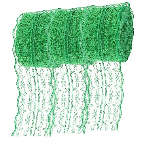 OFFIGAM 3 Rollen Spitzenborte Grüne Spitze für DIY Nähprojekte Dekoration von Kleidung und Bastelarbeiten für Hochzeitskleider und Accessoires OFFIGAM 3 Rollen Spitzenborte Grüne Spitze für DIY Nähprojekte Dekoration von Kleidung und Bastelarbeiten für Hochzeitskleider und Accessoires von OFFIGAM