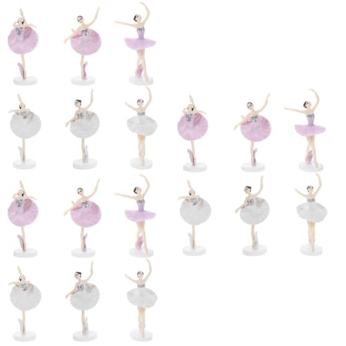 OFFIGAM 3 Sätze Tanz Ballett Mädchen Rosa Ballettröckchen Mädchen Tanzende Puppe Balletttänzerin Kuchendeckel Mädchen Bastelt Tanzpuppe Figur Ballerina Plastik 6 Stück * 3 OFFIGAM 3 Sätze Tanz Ballett Mädchen Rosa Ballettröckchen Mädchen Tanzende Puppe Balletttänzerin Kuchendeckel Mädchen Bastelt Tanzpuppe Figur Ballerina Plastik 6 Stück * 3 von OFFIGAM