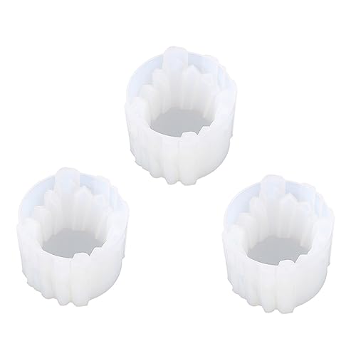 OFFIGAM 3 Stück Epoxidform Dekoration Kerzenformen Für Kerzenherstellung Led Uv Halter Handwerkswerkzeuge Form Aus Epoxidharz Kristall-epoxy-form Kieselgel Weiß OFFIGAM 3 Stück Epoxidform Dekoration Kerzenformen Für Kerzenherstellung Led Uv Halter Handwerkswerkzeuge Form Aus Epoxidharz Kristall-epoxy-form Kieselgel Weiß von OFFIGAM
