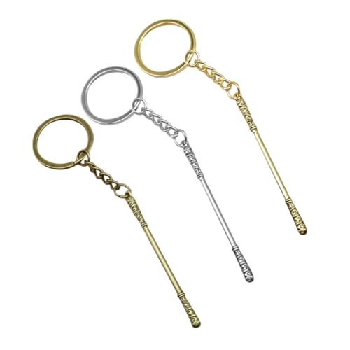 OFFIGAM 3 Stück Golden Hoop Schlüsselanhänger Autoschlüsselanhänger Schlüsselhalter Schlüsselanhänger Für Autoschlüssel Niedliche Schlüsselanhänger Charms Schlüsselanhänger Männer von OFFIGAM