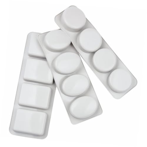 OFFIGAM 3 Stück Seifenform Handwerk Oval Seifenherstellung hausgemacht Seife machen Formen Silikonformen für Seifen Silikonseife Formen Kieselgel Zufällige Farbe OFFIGAM 3 Stück Seifenform Handwerk Oval Seifenherstellung hausgemacht Seife machen Formen Silikonformen für Seifen Silikonseife Formen Kieselgel Zufällige Farbe von OFFIGAM