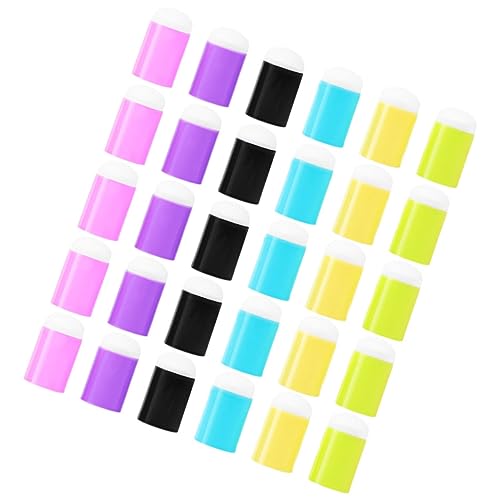 OFFIGAM 30 Stück Doodle-fingerschwamm Nachfüllung Bleistifte Zeichnen Lidschatten Malschwamm Make-up-schwämme Zeichnung Schaumstoff-fingerbürste Fingermalpinsel Markierungen Bilden Plastik OFFIGAM 30 Stück Doodle-fingerschwamm Nachfüllung Bleistifte Zeichnen Lidschatten Malschwamm Make-up-schwämme Zeichnung Schaumstoff-fingerbürste Fingermalpinsel Markierungen Bilden Plastik von OFFIGAM