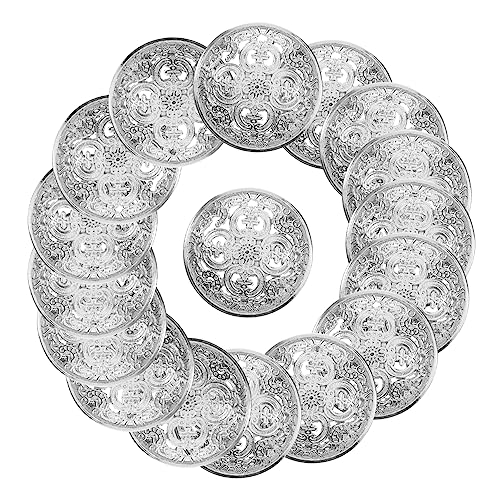 OFFIGAM 30 Stück Silbern Glänzende Metallknöpfe mit Durchbrüchen Handwerksknöpfe für Diy Nähprojekte und Dekoration Geeignet für Jacken Mäntel und Mehr OFFIGAM 30 Stück Silbern Glänzende Metallknöpfe mit Durchbrüchen Handwerksknöpfe für Diy Nähprojekte und Dekoration Geeignet für Jacken Mäntel und Mehr von OFFIGAM