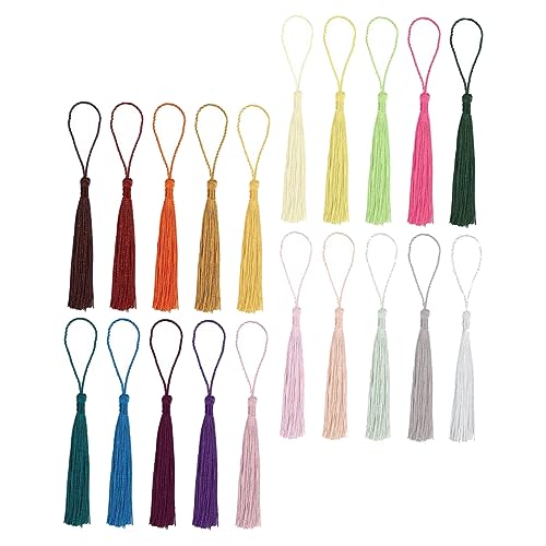 OFFIGAM 300 Stück DIY Quasten Bunte Lesezeichen Quasten für Kreative Bastelprojekte Dekorative Anhänger für Schlüssel Taschen und Mehr OFFIGAM 300 Stück DIY Quasten Bunte Lesezeichen Quasten für Kreative Bastelprojekte Dekorative Anhänger für Schlüssel Taschen und Mehr von OFFIGAM