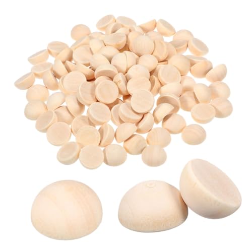 OFFIGAM 300 Stück Halbkreis Unbehandelte Holzperlen Naturfarbene Split Holzperlen für Diy Projekte Basteln Schmuckherstellung und Heimdekoration OFFIGAM 300 Stück Halbkreis Unbehandelte Holzperlen Naturfarbene Split Holzperlen für Diy Projekte Basteln Schmuckherstellung und Heimdekoration von OFFIGAM