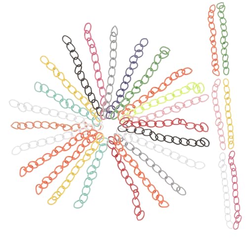 OFFIGAM 30Stücke Armbandverlängerungen DIY Schmuckketten für Armbänder Praktische Kettenverlängerungen für Schmuckherstellung Farblich Gemischte OFFIGAM 30Stücke Armbandverlängerungen DIY Schmuckketten für Armbänder Praktische Kettenverlängerungen für Schmuckherstellung Farblich Gemischte von OFFIGAM