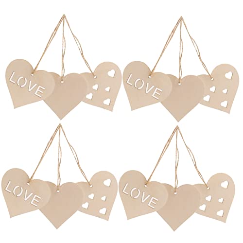 OFFIGAM 30Stücke Unvollendete Hölzerne Herzen für DIY Handwerk Holzverzierungen zur Personalisierung von Geschenken und Dekorationen für Hochzeiten und Zuhause OFFIGAM 30Stücke Unvollendete Hölzerne Herzen für DIY Handwerk Holzverzierungen zur Personalisierung von Geschenken und Dekorationen für Hochzeiten und Zuhause von OFFIGAM