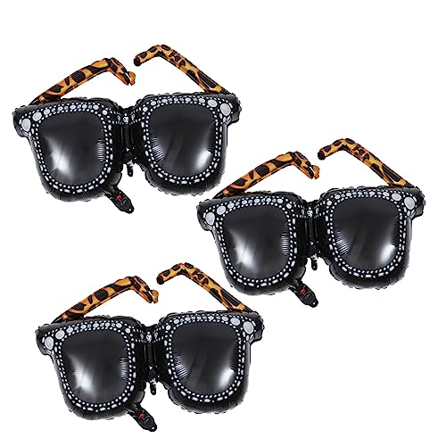 OFFIGAM 3Stücke Aufblasbare Sonnenbrille Ballons Jahre Party Dekoration Retro Stil für Fotoshootings Accessoires für Musikfestivals und Halloween Feiern OFFIGAM 3Stücke Aufblasbare Sonnenbrille Ballons Jahre Party Dekoration Retro Stil für Fotoshootings Accessoires für Musikfestivals und Halloween Feiern von OFFIGAM
