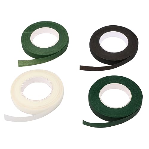 OFFIGAM 4 Rollen 30 Blumenband Blumen- Dekoration Strauß Klebeband blumengesteck blumenarrangement Blumenstielband floristen tape floristentape Floristenband von OFFIGAM