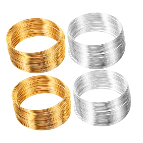 OFFIGAM 4 Rollen Memory Wire: Biegbare Bastelschnur Für Selbstgemachte, Ringe Und Ohrringe – Schmuckbastelzubehör Für Die Schmuckherstellung OFFIGAM 4 Rollen Memory Wire: Biegbare Bastelschnur Für Selbstgemachte, Ringe Und Ohrringe – Schmuckbastelzubehör Für Die Schmuckherstellung von OFFIGAM