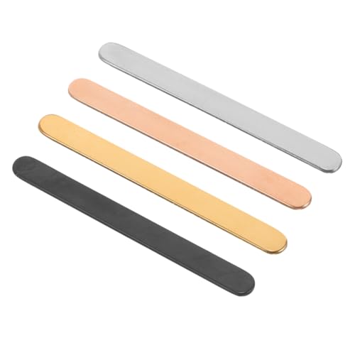 OFFIGAM 4 Stück Einstellbare Rohlinge für Ringherstellung Teiliges für Schmuckdesign Vielseitig und Praktisch Geeignet für DIY Projekte und Kreative Schmuckherstellung von OFFIGAM