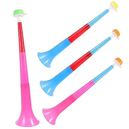OFFIGAM 4 Stück Hupen Stadionhupen Fußball Trompete Fußballhupe Wettkampf Jubelhupe Bullhorn Hörner Megaphon Lufthupe Stadion Schlaghorn Trompete Musikspielzeug Spielhupe OFFIGAM 4 Stück Hupen Stadionhupen Fußball Trompete Fußballhupe Wettkampf Jubelhupe Bullhorn Hörner Megaphon Lufthupe Stadion Schlaghorn Trompete Musikspielzeug Spielhupe von OFFIGAM