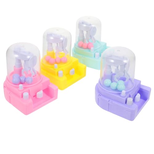 OFFIGAM 4 Stück Mini-Gacha-Maschine für kinderspielzeug Kleinkindspielzeug Konstruktionsspielzeug Cool Klauenmaschine für Partyklauen- Abs von OFFIGAM