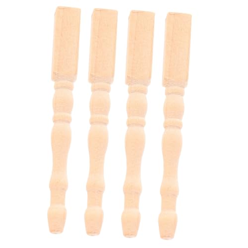 OFFIGAM 4 Stück Mini Tischbeine Miniatur Sofabeine Miniatur Möbelzubehör Puppenhaus Tischstützen Miniatur Sofafüße Aus Holz Puppenhaus Puppenhaus Mini Tischfüße Birke Beige OFFIGAM 4 Stück Mini Tischbeine Miniatur Sofabeine Miniatur Möbelzubehör Puppenhaus Tischstützen Miniatur Sofafüße Aus Holz Puppenhaus Puppenhaus Mini Tischfüße Birke Beige von OFFIGAM