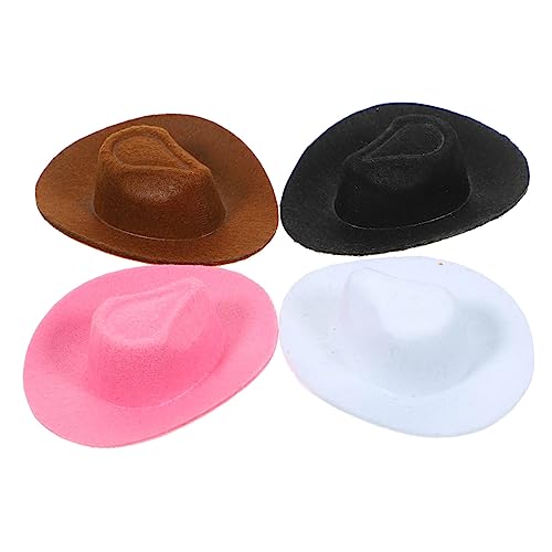 OFFIGAM 4 Stück Mini-cowboyhut Kleine Hüte Für Kuchendekor Mini-Cowgirl-hüte Für Getränke Puppenhüte Dekorative Miniaturhüte Zarte Kleine Hüte Kleine Hüte Für Puppen Mall-Hut Vlies OFFIGAM 4 Stück Mini-cowboyhut Kleine Hüte Für Kuchendekor Mini-Cowgirl-hüte Für Getränke Puppenhüte Dekorative Miniaturhüte Zarte Kleine Hüte Kleine Hüte Für Puppen Mall-Hut Vlies von OFFIGAM