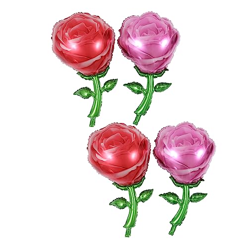 OFFIGAM 4 Stück Rosenballon hochzeitsballons hochzeitsluftballons Werkzeug zum Binden von Ballons Ballonbogen-Kit geburtstagsfeier dekoration valentinstag liefert Aluminiumfolie OFFIGAM 4 Stück Rosenballon hochzeitsballons hochzeitsluftballons Werkzeug zum Binden von Ballons Ballonbogen-Kit geburtstagsfeier dekoration valentinstag liefert Aluminiumfolie von OFFIGAM