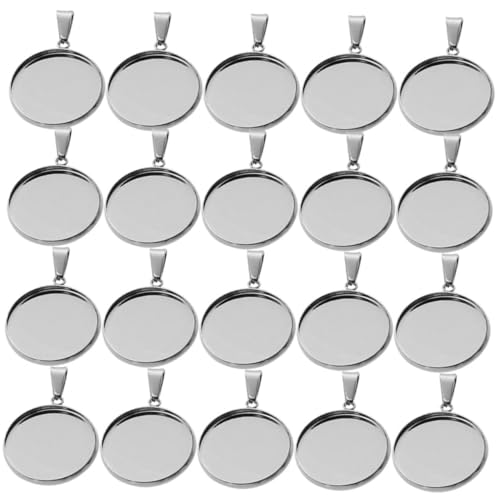OFFIGAM 40 Stück Anhänger Basis DIY Schmuckherstellung Zubehör Earring Bezel Setting Pendant Base Blank Necklace Studs Base für Damen und Bastler OFFIGAM 40 Stück Anhänger Basis DIY Schmuckherstellung Zubehör Earring Bezel Setting Pendant Base Blank Necklace Studs Base für Damen und Bastler von OFFIGAM
